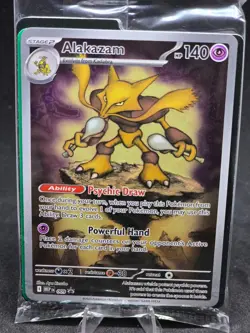 Pokemon TCG Alakazam 009 Mega Evolutions Black Star Promo Sealed w/dividers NM - Image 1