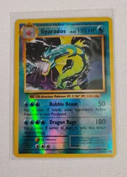 Pokemon XY Evolutions Gyarados Reverse Holo Rare 34/108 NM - Image 1