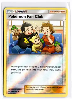 2018 TCG Pokemon #133 Pokemon Fan Club 133/156 Ultra Prism Reverse Holo - Image 1