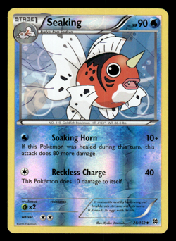 Pokemon - Seaking - 28/162 - Uncommon - Reverse Holo - XY - BREAKthrough - Image 1