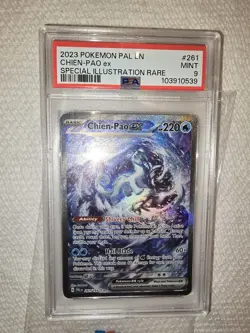 PSA 9 MINT Chien-Pao Ex SIR Pokemon Paldea Evolved 261/193 - Image 1