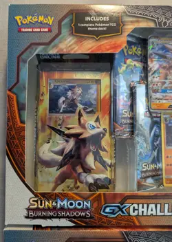 Pokemon Sun and Moon Burning Shadows GX Challenge Box - Lycanroc & Ninetales Set - Image 2