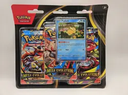 Pokemon TCG Mega Evolution 3 Pack Blister (Psyduck Promo) - Image 1