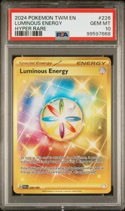 2024 POKEMON TWILIGHT MASQUERADE #226 LUMINOUS ENERGY HYPER RARE PSA 10 - Image 1