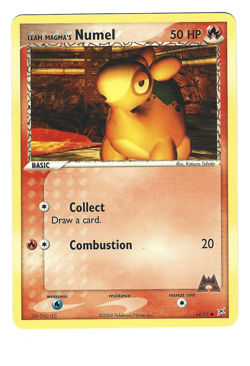 Team Magma's Numel - ex Team Magma vs Team Aqua 64/95 2004 NM Pokemon - Image 1