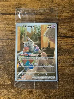 Mimikyu SVP 075 Sealed Black Star Promo Pokemon Paldean Fates ETB Holo NM - Image 1