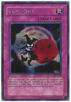 Yu-Gi-Oh! Skull Dice Secret Rare EDS-003 Eternal Duelist Soul Promo NM - Image 1