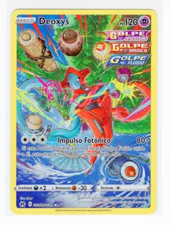 ~ESP~ SPANISH Deoxys GG12 Crown Zenith Pokemon Card (LB3) - Image 1