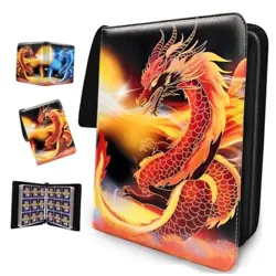 Trading Card Binder for TCG Cards, 9-Pocket Portable Card Storm-900cards 01 - Image 1