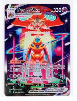 ~ESP~ SPANISH Deoxys VMax GG45 Crown Zenith Pokemon Card (LB3) - Image 1