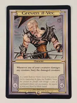 Magic the Gathering GREVEN IL-VEC Vanguard Oversize card 1999 Used F/VF - Image 1