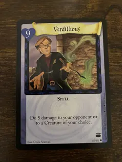 Harry Potter CCG Diagon Alley Card 48/80 Verdillious - Image 1