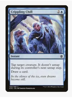 Crippling Chill | Khans of Tarkir (KTK) | MTG Magic Card | Instant | MP - Image 1