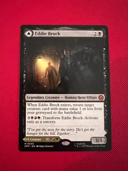 Eddie Brock Venom, Lethal Protector, 0055 Mythic , Marvel's Spider-Man, MTG - Image 1