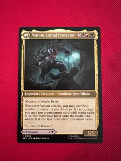 Eddie Brock Venom, Lethal Protector, 0055 Mythic , Marvel's Spider-Man, MTG - Image 2