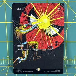 Shock (Borderless) 0027 (M) MTG Marvel's Spider-Man Mythic Non-Foil Regular - Image 1