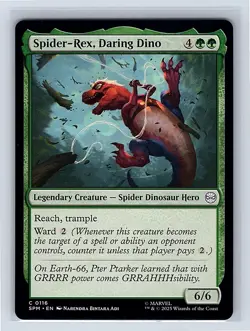Spider-Rex, Daring Duo #116 Regular Common MTG 2025 Marvel's Spider-Man (SPM) - Image 1