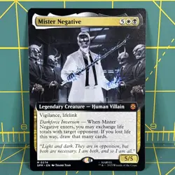 Mister Negative (Extended Art) 0274 (M) MTG Marvel's Spider-Man (SPM) Mythic New - Image 1