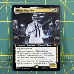 Mister Negative (Extended Art) 0274 (M) MTG Marvel's Spider-Man (SPM) Mythic New - Image 1