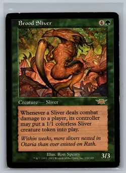Magic The Gathering Legions Brood Sliver #120/145 MTG TCG CCG - Image 1