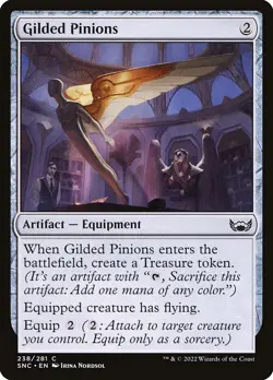 Gilded Pinions #238/281 MTG Streets of New Capenna SNC Common Near Mint x4 - Image 1