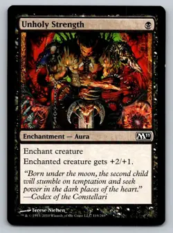 MTG Unholy Strength (M11) Regular - Image 1