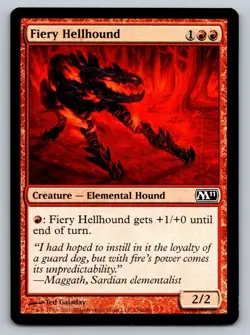 MTG Fiery Hellhound (M11) Regular - Image 1