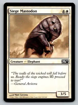MTG Siege Mastodon (M11) Regular - Image 1
