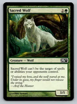 MTG Sacred Wolf (M11) Regular - Image 1