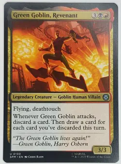 2025 MTG Marvels Spider-Man/ Green Goblin, Revenant U 0130 [Regular] - Image 1