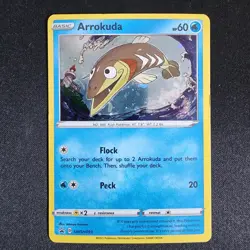 Swirl Arrokuda Cosmos Holo SWSH093 Pokemon Sword & Shield Promo Cards - Image 2