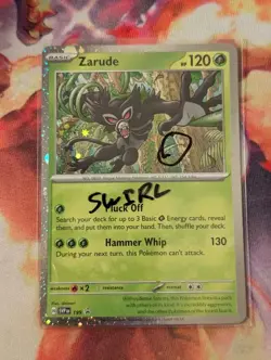 Zarude Cosmos Holo ~Swirl~ SVP 199 Near Mint Black Star Promo Pokemon Ship Now - Image 1