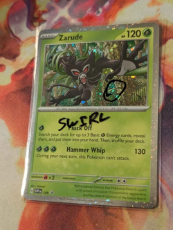 Zarude Cosmos Holo ~Swirl~ SVP 199 Near Mint Black Star Promo Pokemon Ship Now - Image 2