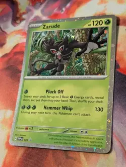 Zarude Cosmos Holo ~Swirl~ SVP 199 Near Mint Black Star Promo Pokemon Ship Now - Image 3