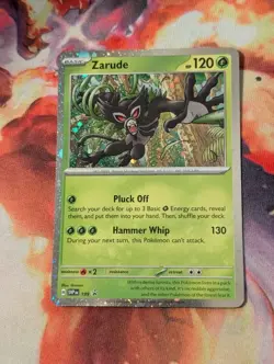 Zarude Cosmos Holo ~Swirl~ SVP 199 Near Mint Black Star Promo Pokemon Ship Now - Image 4