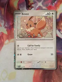 Eevee ~Fart Swirl~ SVP 200 Cosmo Holo Near Mint Black Star Promo Pokemon ShipNow - Image 3