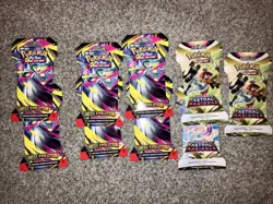 Pokemon TCG Mega Evolution Booster Packs /astral Radiance Sealed 9 Lot - Image 2