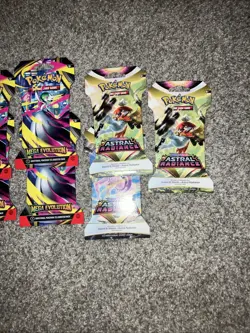 Pokemon TCG Mega Evolution Booster Packs /astral Radiance Sealed 9 Lot - Image 4