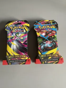 NEW POKEMON Mega Evolution Sleeved Booster Pack x11 - Image 1