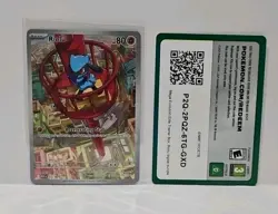 2025 Riolu Pokemon Center Edition 010 Mega Evolution ETB Promo - Pokemon TCG - Image 1