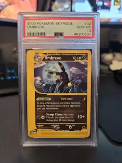 Pokemon Umbreon Skyridge Rare #32 PSA 10 Gem Mint - Image 1