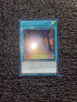 Yugioh! Treasures of the Kings MZTM-EN006 Secret Rare 1st Edition Near Mint - Image 1