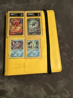 Pokemon Binder Full Collection All Rare Cards Comes With Sleeve And Graded Cards - Image 1