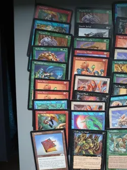 100 EXodus MTG Cards Only Lot. Old Vintage. EXO6 Recnnaisencw. Strategy Guide - Image 2