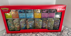 Pokemon TCG Prismatic Evolutions Costco 8 Mini-Tin Bundle w/ Promo Cards NEW - Image 1