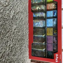 Pokemon TCG Prismatic Evolutions Costco 8 Mini-Tin Bundle w/ Promo Cards NEW - Image 1