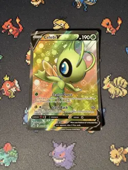 Pokemon Cards Celebi V 160/198 Secret Rare Full Art Chilling Reign - (NM) - Image 1