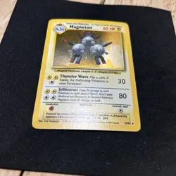 Pokemon TCG Magneton Base Set Holo Rare Card 9/102 - Image 2