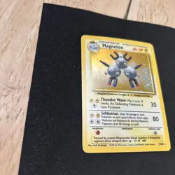 Pokemon TCG Magneton Base Set Holo Rare Card 9/102 - Image 5