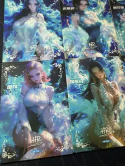 One Piece 9 Collectible Character Anime Cards CCG Boa Hancock Robin Mermaid - Image 5